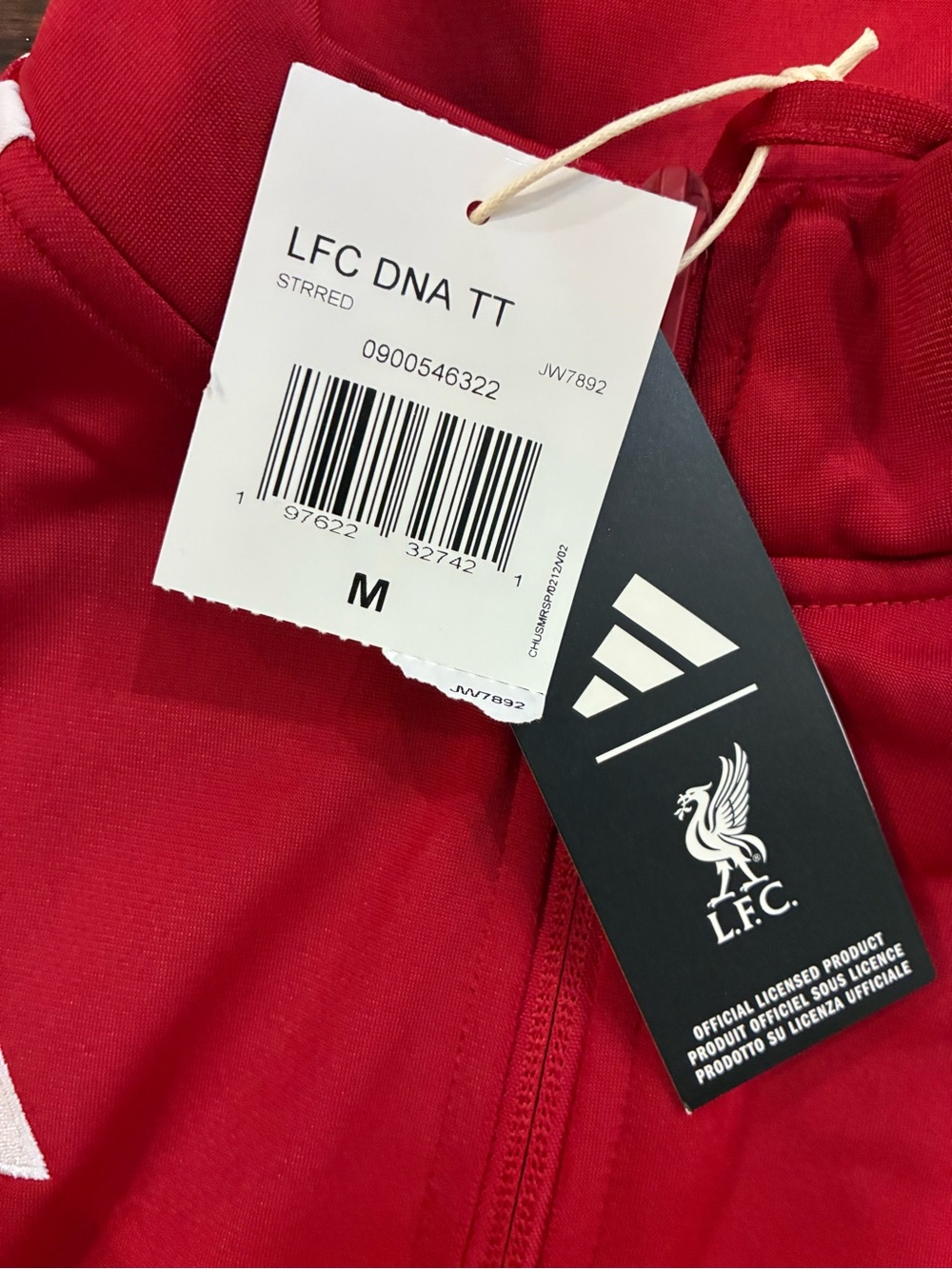LFC adidas Mens 26/27 DNA Track Top - Picture 4 of 6